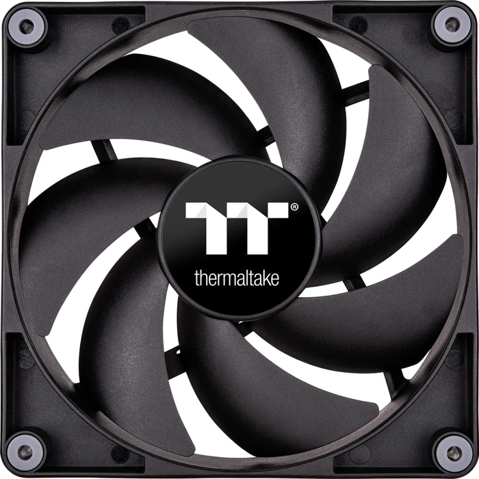 Thermaltake CT120 Black, schwarz, 120mm, 2er-Pack