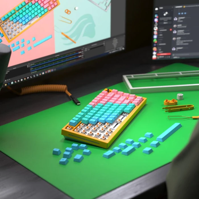 Glorious Chroma Key Green Screen XXL Mauspad, 915x457mm, grün