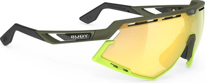 Rudy Project Defender olive matte/multilaser yellow