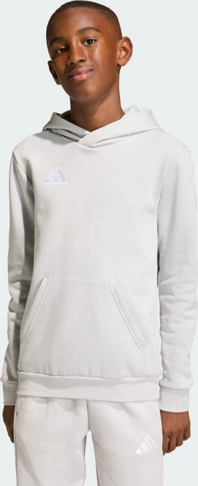 adidas Entrada 26 Hoodie team light grey/white (Junior)