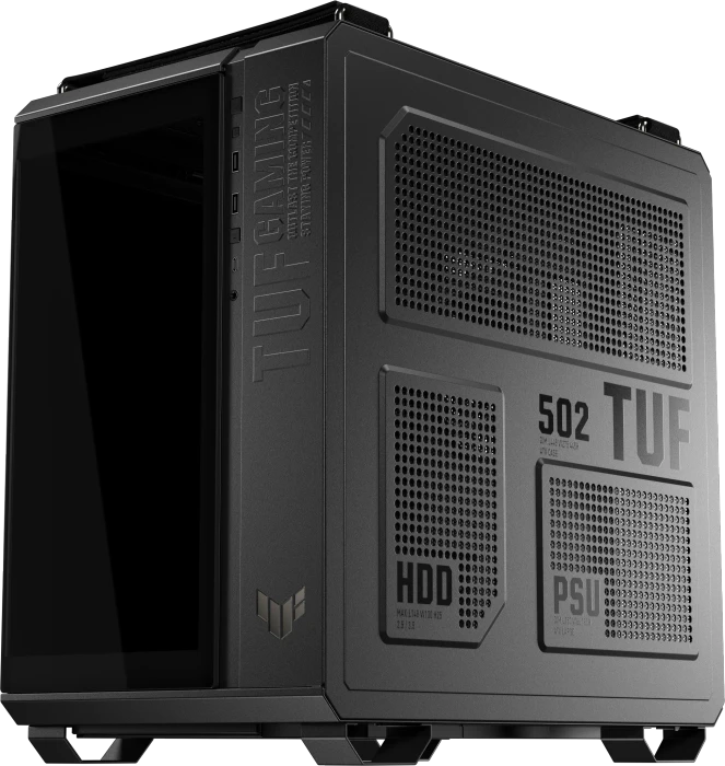 ASUS TUF Gaming GT502 Horizon TG ARGB Black, Glasfenster