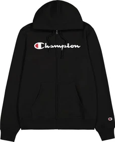 Champion Fleece mit durchgehendem Reißverschluss Hoodie schwarz (Herren)