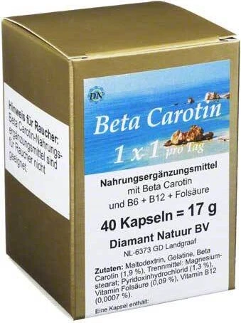 FBK Beta Carotin 1 x 1 Kapseln, 40 Stück