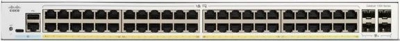 Cisco Catalyst 1300 Rackmount Gigabit Managed Switch, 48x RJ-45, 4x SFP+, 375W PoE+