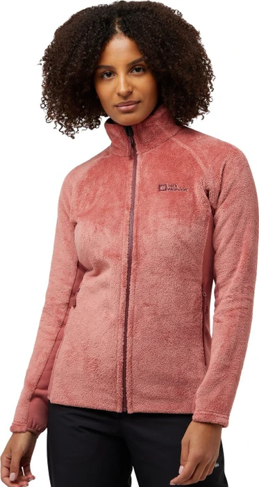 Jack Wolfskin Rotwand Full-Zip Fleece Jacke mineral red (Damen)