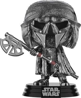 FunKo Pop! - Star Wars Episode IX Der Aufstieg Skywalkers - Knight of Ren Axe, Hematite Chrome