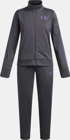 Under Armour Strick Trainingsanzug castlerock/purple luxe (Junior)