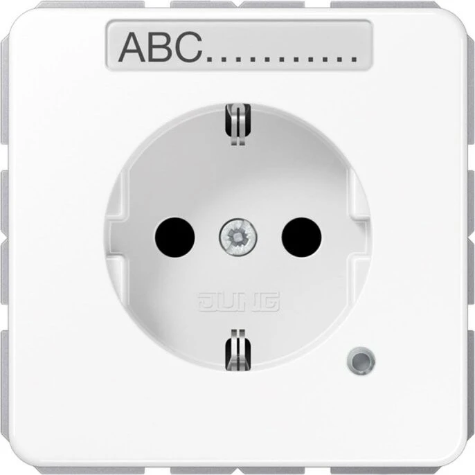 Jung Serie CD SCHUKO Steckdose 16A 250V, alpinweiß