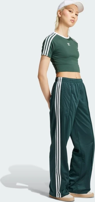 adidas 3-Streifen Baby T-Shirt kurzarm mineral green (Damen)