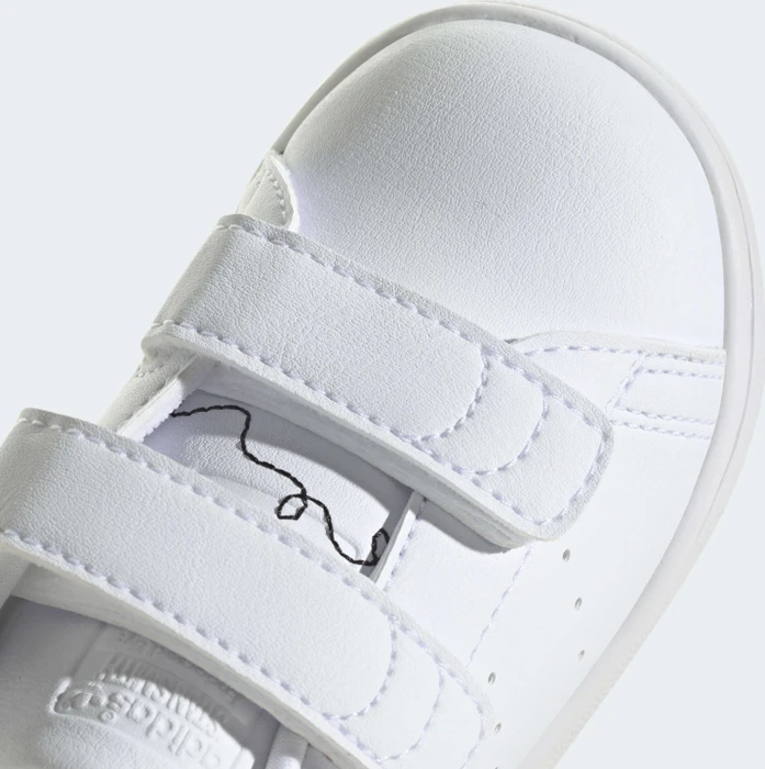adidas Stan Smith cloud white/green/shock purple (Junior)