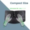 Perixx Periduo 606 Wireless Mini Ergonomic Split Keyboard and Vertical Mouse Combo schwarz, USB, ES Vorschaubild