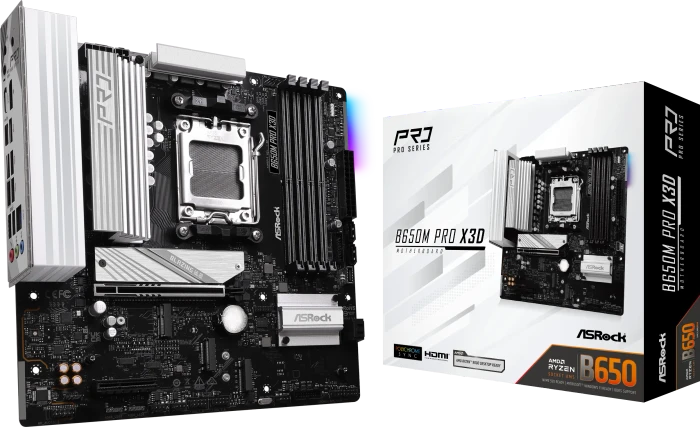 ASRock B650M Pro X3D (AMD AM5)