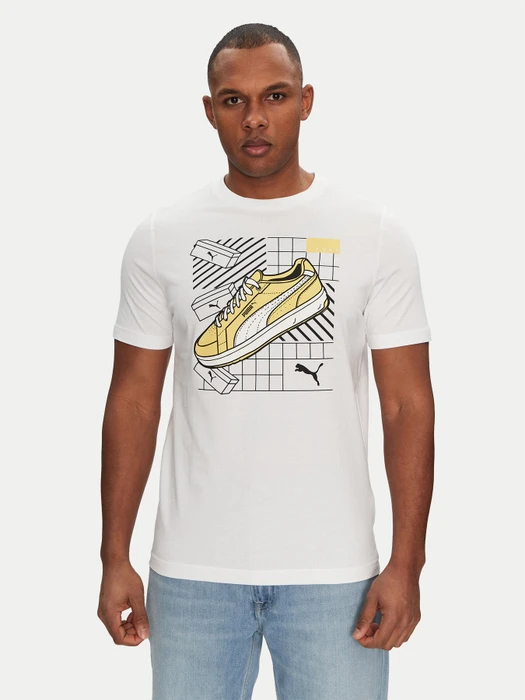 Puma Graphics Sneaker T-Shirt kurzarm puma white (Herren)