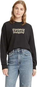Levi's Standard mit Grafik Sweatshirt crew batwing/leopard caviar (Damen)