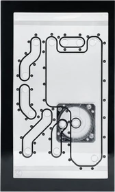 Stealkey Customs Lian Li O11D Mini Front Plate MK2 Distro-Plate, Verteilerplatte inkl. D5 Adapter, schwarz