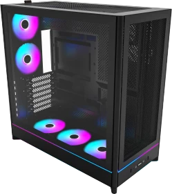 Montech HS01 Pro Black, Glasfenster
