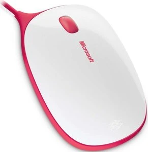Microsoft Express Mouse rot/weiß, USB