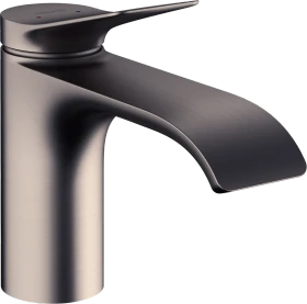 Hansgrohe Vivenis 80 CoolStart Einhebel-Waschtischmischer mit Zugstangen-Ablaufgarnitur brushed black chrome