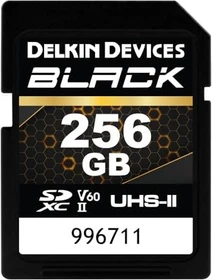 Delkin Black R290/W190 256GB, UHS-II U3, Class 10