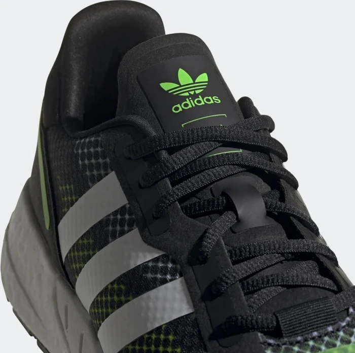 adidas ZX 1K Boost core black/cloud white/solar green (Herren)
