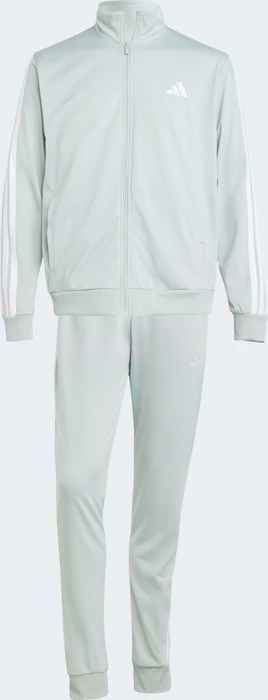 adidas Basic 3-Streifen Tricot Trainingsanzug wonder silver (Herren)