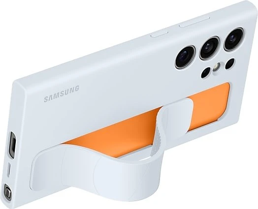 Samsung Silicone Grip Case für Galaxy S24 Ultra light blue