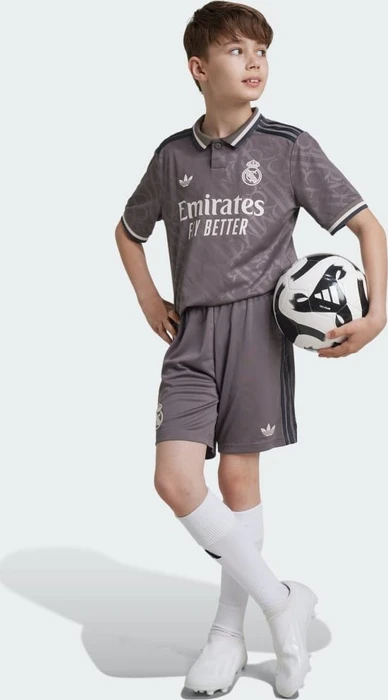 adidas Real Madrid 2024/2025 Ausweichshorts charcoal (Junior)