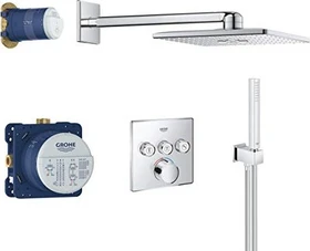 Grohe Grohtherm SmartControl Thermostat Duschsystem Set Rainshower 310 & SmartActive Cube chrom