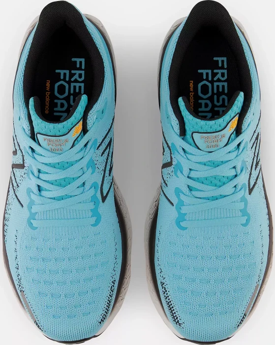 New Balance Fresh Foam X 1080v12 summer aqua/black/hot marigold (Herren)