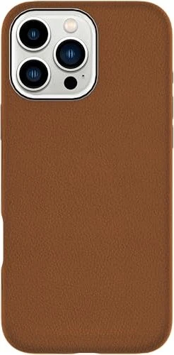 eSTUFF Infinite Venice Magnetic Leather Cover für Apple iPhone 16 Pro braun