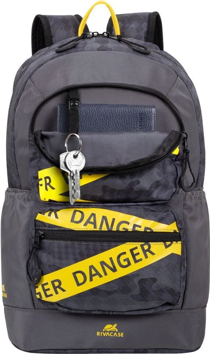 RivaCase Erebus 5421 Stadtrucksack Laptop Rucksack 13.3", grau camo
