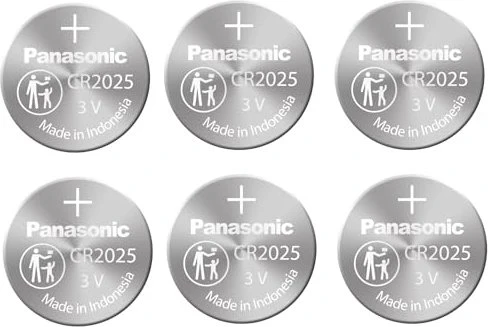 Panasonic CR2025, 6er-Pack