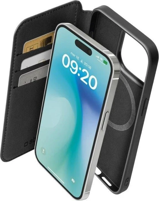 SBS Mobile Wallet Mag für Apple iPhone 16 Pro schwarz