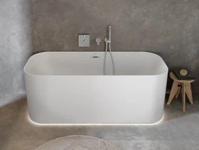 Villeroy & Boch Finion Badewanne freistehend 170x70cm, stone white