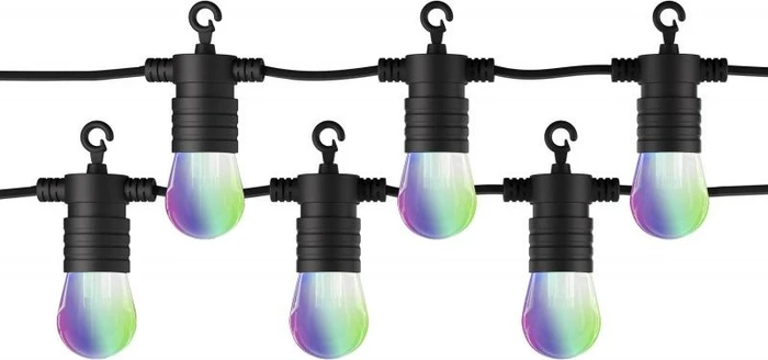 Müller Licht tint Stella white+color Lichterkette Erweiterung LED 6x warmweiß-tageslichtweiß RGB