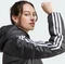 adidas Essentials 3-Streifen Light Hooded Mantel schwarz (Damen) Vorschaubild