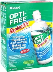 Alcon Opti-Free RepleniSH All-in-one-Lösung Twin Pack, 600ml (2x 300ml)