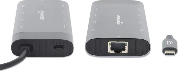 Manhattan 10-in-1 Docking Station, USB-C 3.1 [Stecker]