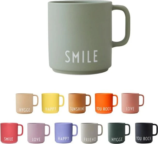 Design Letters Lieblingsbecher Kaffeebecher mit Henkel 250ml smile