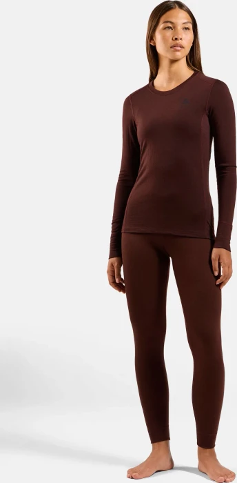 Odlo Natural Merino 200 Baselayer Funktionsshirt langarm fudge (Damen)