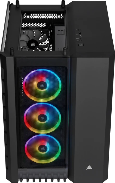 Corsair Crystal Series 680X RGB, schwarz, Glasfenster