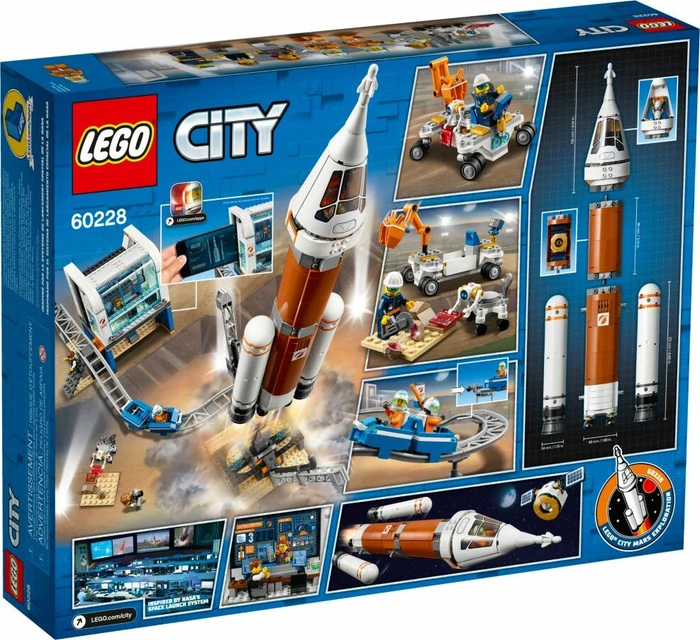 LEGO City Space - Weltraumrakete mit Kontrollzentrum