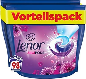 Lenor Allin1 Pods Amethyst Blütentraum, 98 Stück (2x 49 Stück)