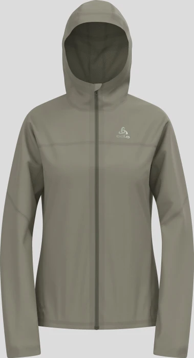 Odlo Waterproof X-Alp Performance Knit Laufjacke vetiver (Damen)