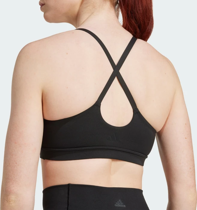 adidas All Me Light Support Sport-BH schwarz (Damen) (JL5480) – Bild 6
