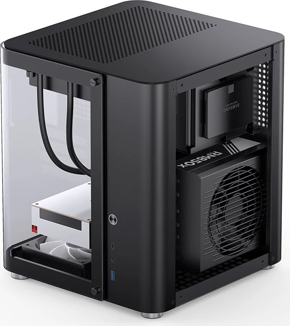 Jonsbo TK-1 2.0 Black, Glasfenster