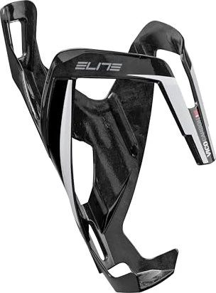 Elite Vico Carbon Flaschenhalter glossy white graphic