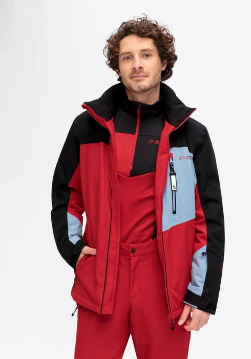 Maier Sports Oravice Skijacke salsa/black/stormy sea (Herren)