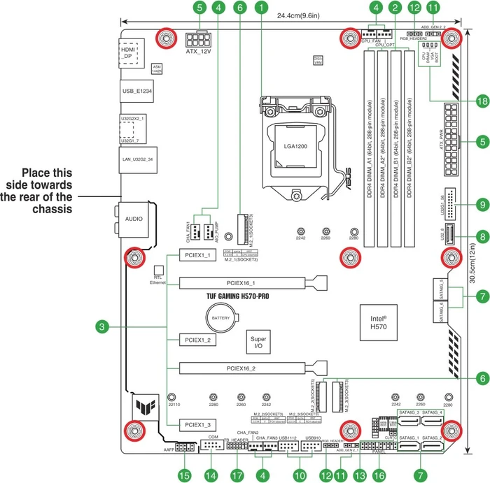 ASUS TUF Gaming H570-Pro (Intel 1200)