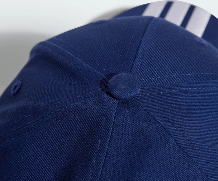 adidas 3-Streifen New Logo Baseball Kappe dark blue/white